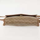 CELINE Macadam Canvas Shoulder Bag PVC Beige Gold Auth 144939-5
