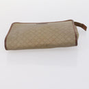 CELINE Macadam Canvas Shoulder Bag PVC Beige Gold Auth 144940-15