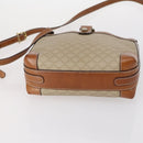CELINE Macadam Canvas Shoulder Bag PVC Beige Gold Auth 144940-7