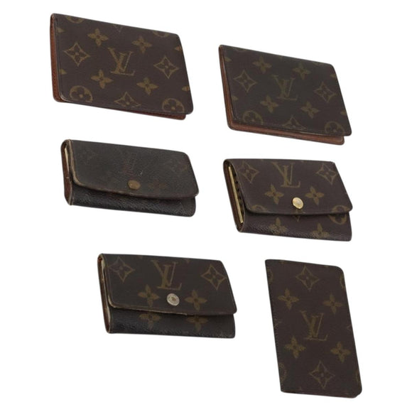 LOUIS VUITTON Monogram Key Case 6Set LV Auth 144941