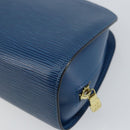 LOUIS VUITTON Epi Dauphine GM Pouch Blue M48435 LV Auth 144943-10