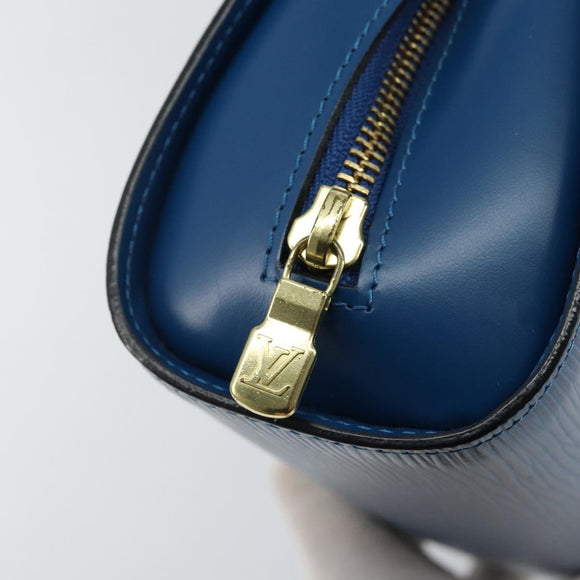 LOUIS VUITTON Epi Dauphine GM Pouch Blue M48435 LV Auth 144943