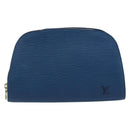 LOUIS VUITTON Epi Dauphine GM Pouch Blue M48435 LV Auth 144943-13