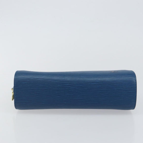 LOUIS VUITTON Epi Dauphine GM Pouch Blue M48435 LV Auth 144943