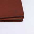 LOUIS VUITTON Epi Angian Clutch Bag Brown M52113 LV Auth 144944-11