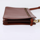 LOUIS VUITTON Epi Angian Clutch Bag Brown M52113 LV Auth 144944-5
