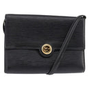 LOUIS VUITTON Epi Pochette Arche Shoulder Bag Black Noir M52572 LV Auth 144945-1