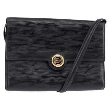 LOUIS VUITTON Epi Pochette Arche Shoulder Bag Black Noir M52572 LV Auth 144945