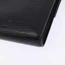 LOUIS VUITTON Epi Pochette Arche Shoulder Bag Black Noir M52572 LV Auth 144945-18