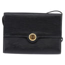 LOUIS VUITTON Epi Pochette Arche Shoulder Bag Black Noir M52572 LV Auth 144945-13