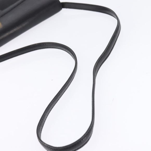 LOUIS VUITTON Epi Pochette Arche Shoulder Bag Black Noir M52572 LV Auth 144945