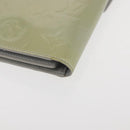 LOUIS VUITTON Monogram Vernis Walker Wallet Gris M91031 LV Auth 144946-16