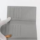 LOUIS VUITTON Monogram Vernis Walker Wallet Gris M91031 LV Auth 144946-8