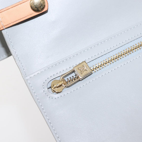 LOUIS VUITTON Monogram Vernis Walker Wallet Gris M91031 LV Auth 144946