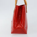 LOUIS VUITTON Monogram Vernis Reade PM Hand Bag Red Rouge M91088 LV Auth 144948-5