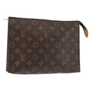 LOUIS VUITTON Monogram Poche Toilette 26 Pouch M47542 LV Auth 144952-1