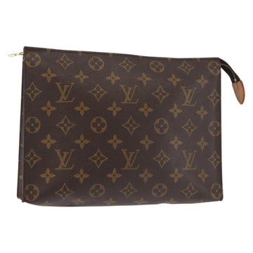 LOUIS VUITTON Monogram Poche Toilette 26 Pouch M47542 LV Auth 144952