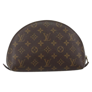 LOUIS VUITTON Monogram Trousse Demi Ronde Cosmetic Pouch M47520 LV Auth 144954 - 0