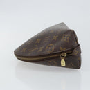 LOUIS VUITTON Monogram Trousse Demi Ronde Cosmetic Pouch M47520 LV Auth 144954-4