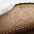 LOUIS VUITTON Monogram Trousse Demi Ronde Cosmetic Pouch M47520 LV Auth 144955-9