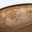 LOUIS VUITTON Monogram Trousse Demi Ronde Cosmetic Pouch M47520 LV Auth 144956-9