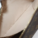 LOUIS VUITTON Monogram Trousse Demi Ronde Cosmetic Pouch M47520 LV Auth 144956-18