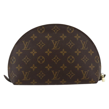 LOUIS VUITTON Monogram Trousse Demi Ronde Cosmetic Pouch M47520 LV Auth 144956 - 0