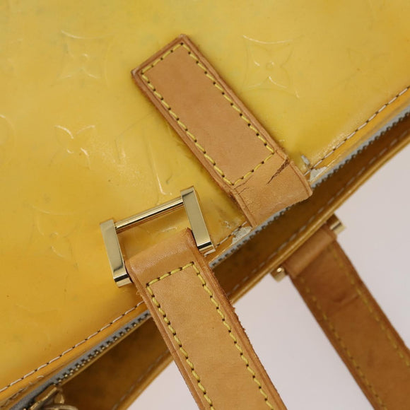 LOUIS VUITTON Monogram Vernis Tote Bag 2Set Beige LV Auth 144959