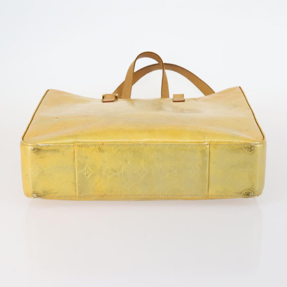 LOUIS VUITTON Monogram Vernis Tote Bag 2Set Beige LV Auth 144959