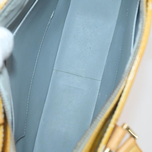 LOUIS VUITTON Monogram Vernis Tote Bag 2Set Beige LV Auth 144959