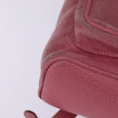 GUCCI Backpack Suede Pink Gold 003 2058 0016 Auth 144974-12