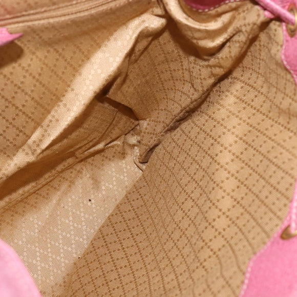 GUCCI Backpack Suede Pink Gold 003 2058 0016 Auth 144974