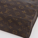 LOUIS VUITTON Monogram Sac Plat Hand Bag M51140 LV Auth 144980-9