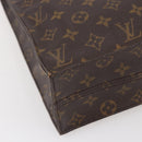 LOUIS VUITTON Monogram Sac Plat Hand Bag M51140 LV Auth 144980-16