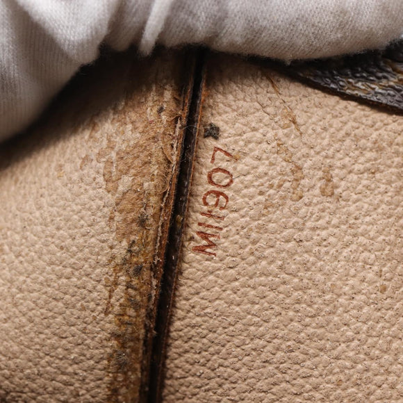 LOUIS VUITTON Monogram Sac Plat Hand Bag M51140 LV Auth 144980