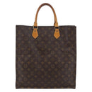 LOUIS VUITTON Monogram Sac Plat Hand Bag M51140 LV Auth 144980-2