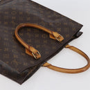 LOUIS VUITTON Monogram Sac Plat Hand Bag M51140 LV Auth 144980-6