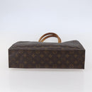 LOUIS VUITTON Monogram Sac Plat Hand Bag M51140 LV Auth 144980-5