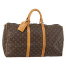 LOUIS VUITTON Monogram Keepall 50 Boston Bag M41426 LV Auth 144983-1