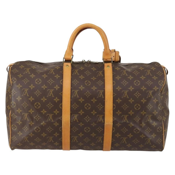 LOUIS VUITTON Monogram Keepall 50 Boston Bag M41426 LV Auth 144983
