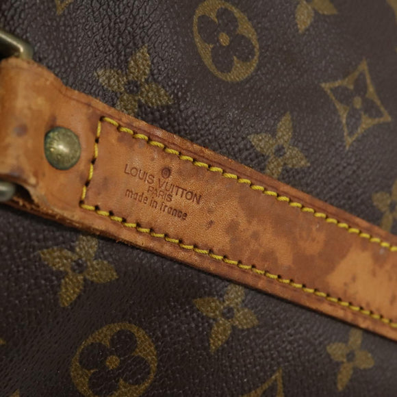 LOUIS VUITTON Monogram Keepall Bandouliere 55 Boston Bag M41414 LV Auth 144984