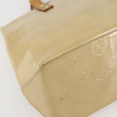 LOUIS VUITTON Monogram Vernis Reade PM Hand Bag Beige M91334 LV Auth 144987-14