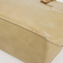 LOUIS VUITTON Monogram Vernis Reade PM Hand Bag Beige M91334 LV Auth 144987-15