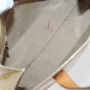 LOUIS VUITTON Monogram Vernis Reade PM Hand Bag Beige M91334 LV Auth 144987-11