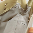 LOUIS VUITTON Monogram Vernis Reade PM Hand Bag Beige M91334 LV Auth 144987-19