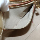 LOUIS VUITTON Monogram Vernis Reade PM Hand Bag Beige M91334 LV Auth 144987-20