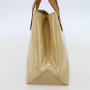 LOUIS VUITTON Monogram Vernis Reade PM Hand Bag Beige M91334 LV Auth 144987-4