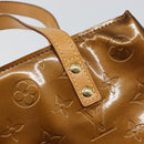 LOUIS VUITTON Monogram Vernis Reade PM Hand Bag Bronze M91146 LV Auth 144988-10