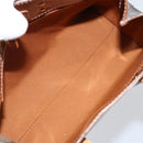 LOUIS VUITTON Monogram Vernis Reade PM Hand Bag Bronze M91146 LV Auth 144988-11