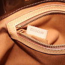 LOUIS VUITTON Monogram Vernis Reade PM Hand Bag Bronze M91146 LV Auth 144988-12